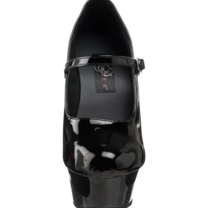 Noir Verni 15 cm PLEASER DELIGHT-687 Escarpins Haut Talon