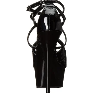 Noir Verni 15 cm Pleaser DELIGHT-612 Escarpins Haut Talon