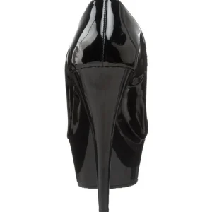 Noir Verni 15 cm Pleaser DELIGHT-685 Escarpins Haut Talon