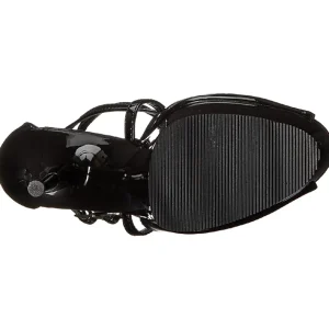 Noir Verni 15 cm Pleaser DELIGHT-612 Escarpins Haut Talon