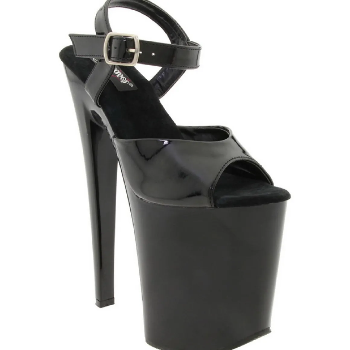 noir_verni__cm_pleaser_xt_5.webp Noir Verni 20 cm Pleaser XTREME-809 Talons Aiguilles Plateforme