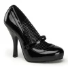 Noir Verni 12 cm retro vintage CUTIEPIE-02 escarpins mary jane plateforme cachée