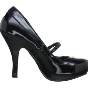 Noir Verni 12 cm retro vintage CUTIEPIE-02 escarpins mary jane plateforme cachée