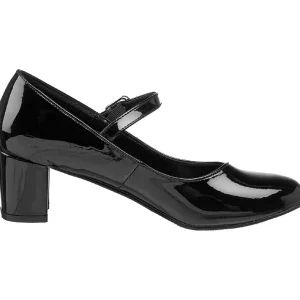 Noir Verni 5 cm SCHOOLGIRL-50 Chaussures Escarpins Classiques