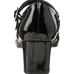 Noir Verni 5 cm SCHOOLGIRL-50 Chaussures Escarpins Classiques