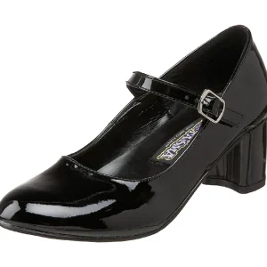 Noir Verni 5 cm SCHOOLGIRL-50 Chaussures Escarpins Classiques