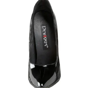 Noir Verni 15 cm SCREAM-01 Chaussures Stilettos Escarpins Femmes