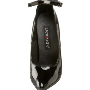 Noir Verni 15 cm SCREAM-12 Chaussures Stilettos Escarpins Femmes