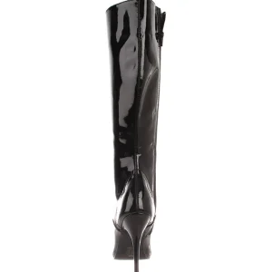 Noir Verni 13 cm SEDUCE-2020 Bottes à Lacets Femmes