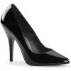Noir Verni 13 cm SEDUCE-420 escarpins à bout pointu