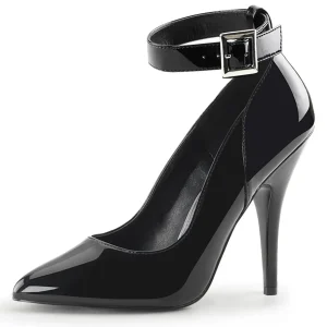 Noir Verni 13 cm SEDUCE-431 Escarpins talons aiguilles hommes
