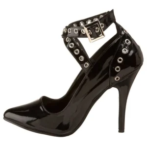 Noir Verni 13 cm SEDUCE-443 escarpins à talons hauts