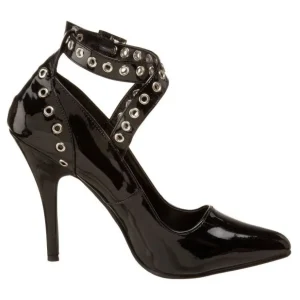 Noir Verni 13 cm SEDUCE-443 escarpins à talons hauts