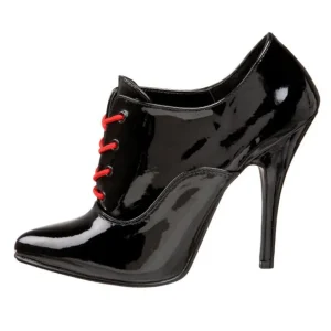 Noir Verni 13 cm SEDUCE-460 Oxford escarpins à talons hauts