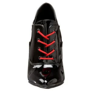 Noir Verni 13 cm SEDUCE-460 Oxford escarpins à talons hauts