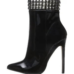 Noir Verni 13 cm SEXY-1006 Bottines Talons Hauts Femmes