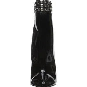 Noir Verni 13 cm SEXY-1006 Bottines Talons Hauts Femmes