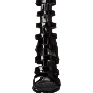 Noir Verni 13 cm SEXY-52 Bottines Talons Hauts Femmes