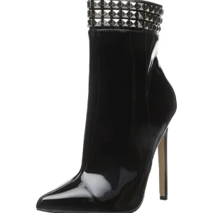 Noir Verni 13 cm SEXY-1006 Bottines Talons Hauts Femmes