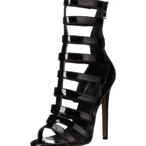 Noir Verni 13 cm SEXY-52 Bottines Talons Hauts Femmes