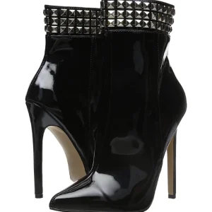 Noir Verni 13 cm SEXY-1006 Bottines Talons Hauts Femmes