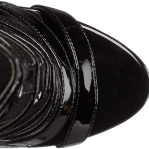 Noir Verni 13 cm SEXY-52 Bottines Talons Hauts Femmes