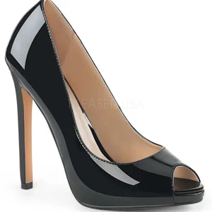 Noir Verni 13 cm SEXY-42 Chaussures Escarpins Classiques