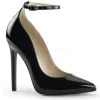 Noir Verni 13 cm SEXY-23 Chaussures Escarpins Classiques