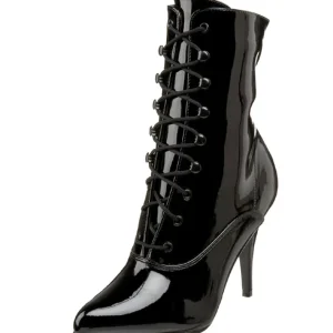 Noir Verni 10,5 cm VANITY-1020 Bottines Talons Hauts Femmes