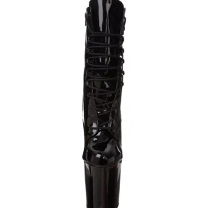 Noir Verni 18 cm XTREME-1020 bottines a plateforme pour femmes