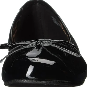 Noir Verni ANNA-01 grande taille chaussures ballerines