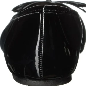 Noir Verni ANNA-01 grande taille chaussures ballerines