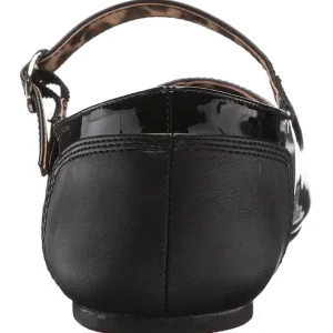 Noir Verni ANNA-02 grande taille chaussures ballerines