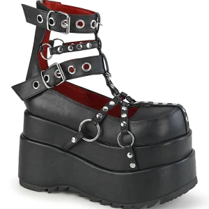 Noirs 11,5 cm BEAR-28 emo chaussures mary jane plateforme à boucles