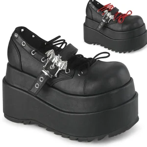 Noirs 11,5 cm BEAR-23 emo chaussures mary jane plateforme à boucles