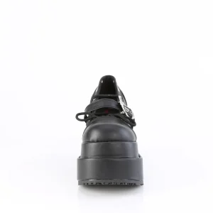 Noirs 11,5 cm BEAR-23 emo chaussures mary jane plateforme à boucles