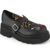 Noirs 6,5 cm RENEGADE-56 emo maryjane chaussures boucle