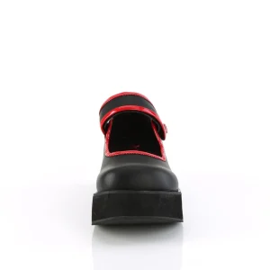 Noirs 6 cm SPRITE-01 emo chaussures mary jane à boucles
