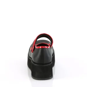 Noirs 6 cm SPRITE-01 emo chaussures mary jane à boucles