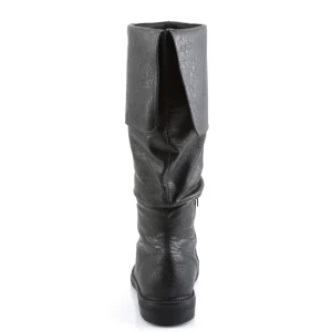 Noirs bottes robinhood pour hommes cosplay renaissance halloween bottes