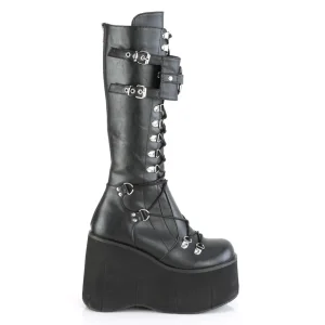 Noirs vegan 11,5 cm DemoniaCult KERA-200 bottes plateforme gothique