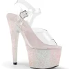 Opale paillettes 18 cm Pleaser ADORE-708HMG chaussure à talons de pole dance