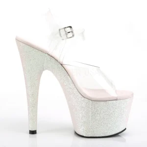 Opale paillettes 18 cm Pleaser ADORE-708HMG chaussure à talons de pole dance