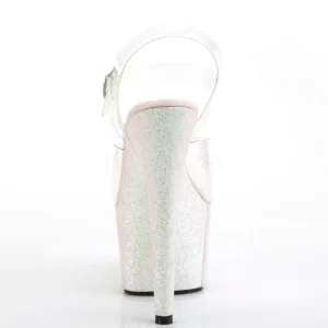 Opale paillettes 18 cm Pleaser ADORE-708HMG chaussure à talons de pole dance