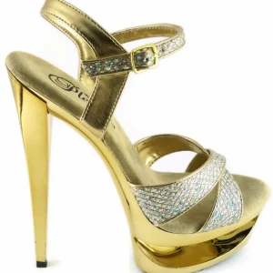 Or Etincelle 16,5 cm Pleaser ECLIPSE-619G Chaussures Stilettos