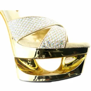 Or Etincelle 16,5 cm Pleaser ECLIPSE-619G Chaussures Stilettos