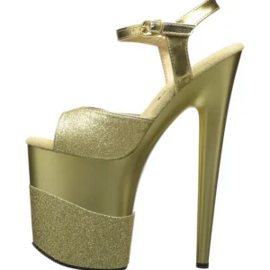 Or Glitter 20 cm Pleaser FLAMINGO-809-2G Talons Aiguilles Plateforme