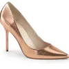 Or Rose 10 cm CLASSIQUE-20 Escarpins Talons Aiguilles Hommes