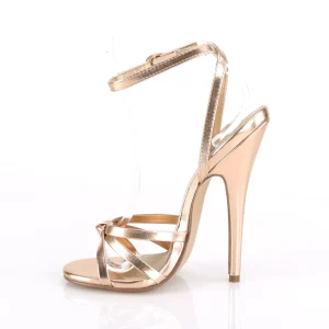 Or Rose 15 cm Devious DOMINA-108 sandales à talons aiguilles
