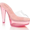 Perspex 13 cm MARTINI-501 mule à talon hauts rose